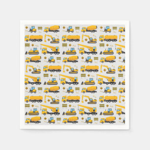 Cute Under Construction Tool for Party Decor Paper Napkin