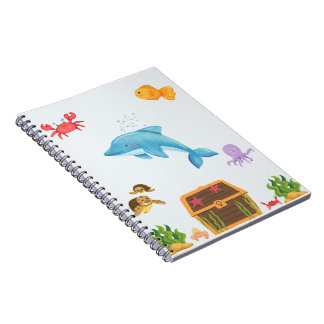 Cute Under the Sea Collection Notebook
