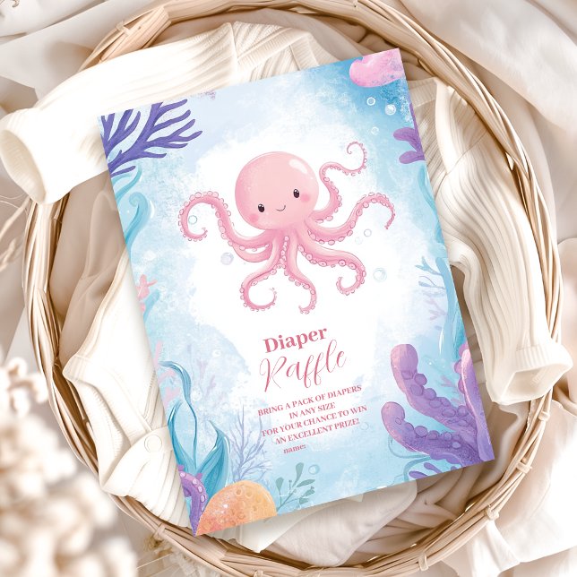 Cute Under the Sea Diapper Raffle Enclosure Card (Creator Uploaded)