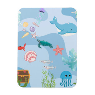Cute Under the Sea Friends Magnet