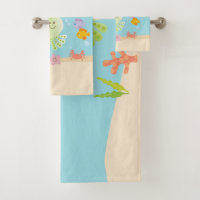 Cute Under the Sea Kid's Bathroom Name