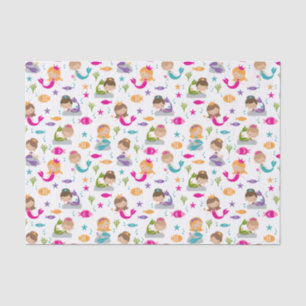 Cute Under the Sea Mermaid Tissue Paper