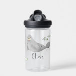 Cute Under the Sea Ocean Seal and Fish Water Bottle<br><div class="desc">This cute and modern kids water bottle features an ocean seal illustration. There is also space on the bottle to add you own customisation: a name in whimsical typography. The perfect under the sea gift for any child or ocean enthusiast,  great for preschool or kindergarten.</div>