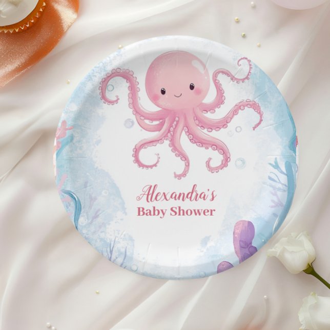 Cute Under the Sea Paper Plate (Creator Uploaded)