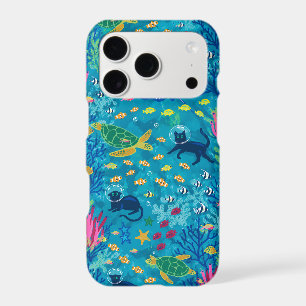 Cute Underwater Cats Phone Case Design – Ocean Lif