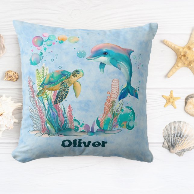 Cute Underwater Friends Cushion (Creator Uploaded)