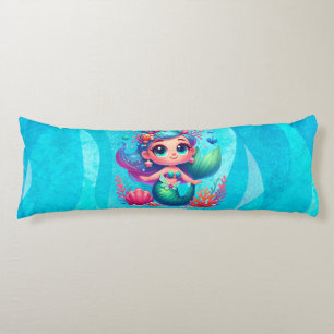 Cute underwater mermaid body cushion