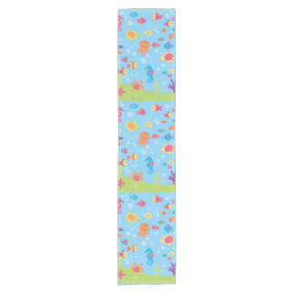 Cute Underwater Scene.ai Short Table Runner