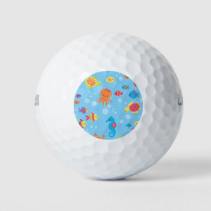 Cute Underwater Scene Golf Balls