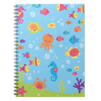 Cute Underwater Scene Notebook