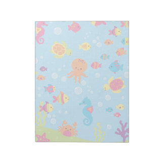 Cute Underwater Scene Notepad