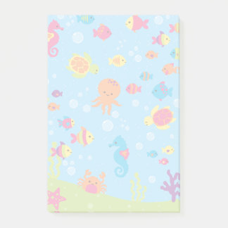 Cute Underwater Scene Post-it Notes
