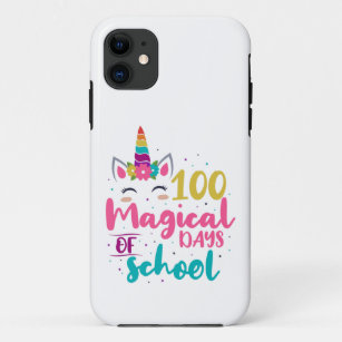 Cute Unicorn 100 Magical Days Of School Case-Mate iPhone Case