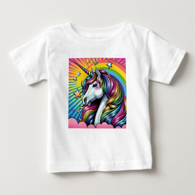 Cute unicorn baby t-shirt! T-Shirt (Front)