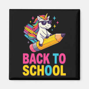 Cute Unicorn Back To School First Day Of School Magnet