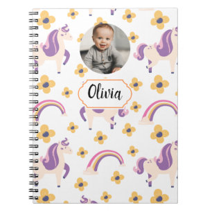 Cute Unicorn  Back to School Notebook