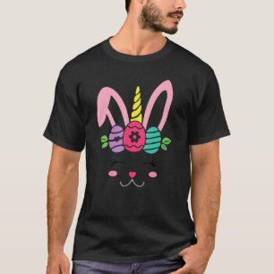 Cute Unicorn Bunny Rabit Easter Day For Adult Kids T-Shirt
