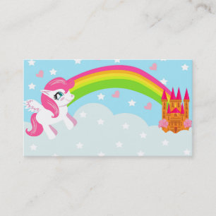 cute unicorn Business Card