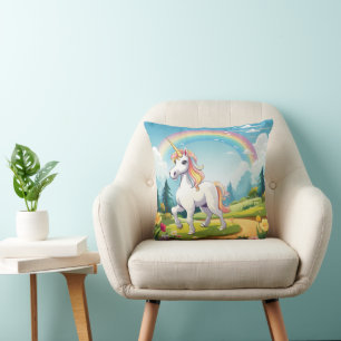 Cute Unicorn Cartoon Cushion
