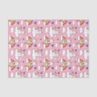 Cute Unicorn Cat Rainbow Pattern Valentine's Day