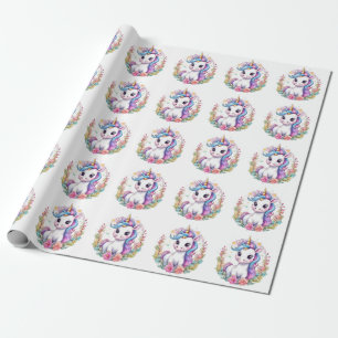 Cute Unicorn Cool Unicorn positive Wrapping Paper
