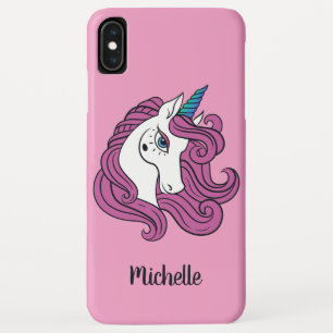 Cute Unicorn custom name & colour phone cases