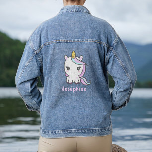 Cute Unicorn  Denim Jacket