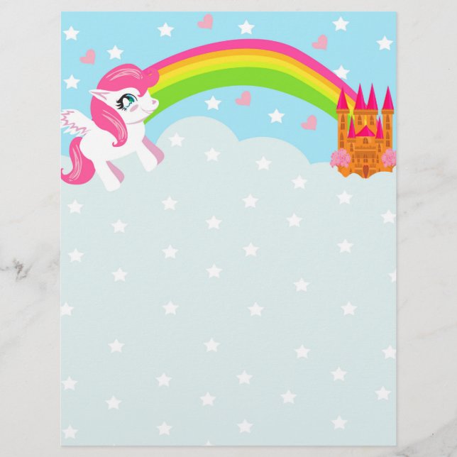 cute unicorn Flyer (Front)
