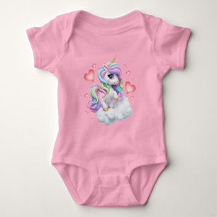 Cute unicorn : For Baby Girls Bodysuit