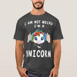 Cute Unicorn Funny Saying Pretty Rainbow Colours F T-Shirt