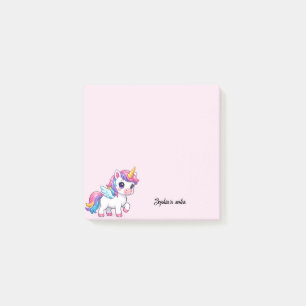Cute Unicorn Girly Trendy Custom Post-it Notes