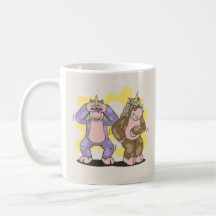 CUTE UNICORN GRIDDY DANCE COFFEE MUG