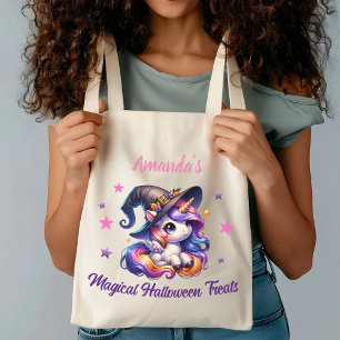 Cute Unicorn Halloween Tote for Kids Bag