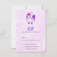 Cute Unicorn in Heart Shaped Glasses