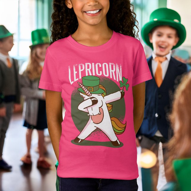 Cute Unicorn Leprechaun St. Patrick's Day T-Shirt (Creator Uploaded)