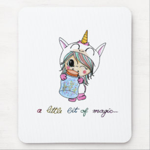 Cute Unicorn Magic Mouse Pad