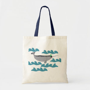 Cute Unicorn Narwhal Whale Whaley Sea Tote Bag