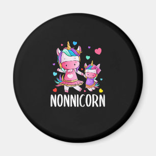 Cute Unicorn Nonnicorn Gifts For Mother's Day Mom Magnet