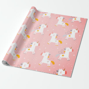 Cute Unicorn printed  Wrapping Paper