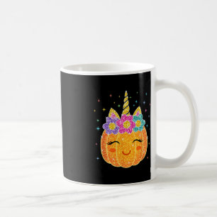 Cute Unicorn Pumpkin Halloween Thanksgiving  Coffee Mug