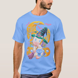 Cute Unicorn Pumpkin Thanksgiving Halloween Womens T-Shirt