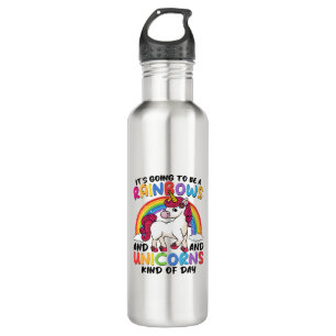 Cute Unicorn Rainbow Funny 710 Ml Water Bottle