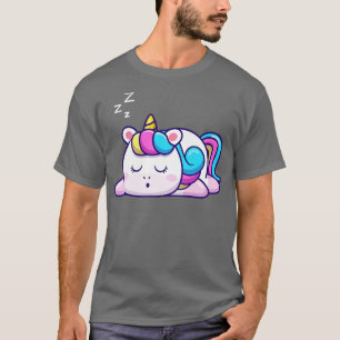 Cute Unicorn Sleeping (1) T-Shirt