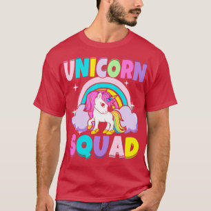 Cute Unicorn Squad Pastel Magical Mythical T-Shirt