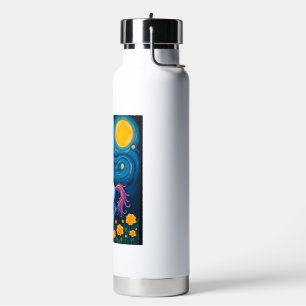 Cute Unicorn Starry Night (3) Water Bottle