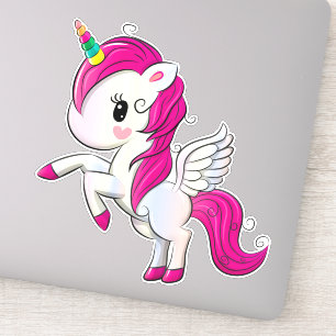 Cute Unicorn Stickers for wall, phone, laptop, cup