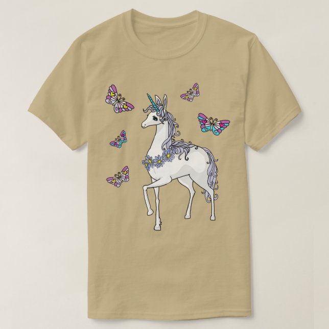 Cute Unicorn T-Shirt (Design Front)