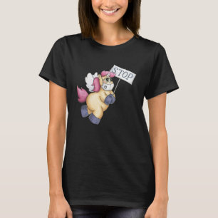 Cute Unicorn wearing face mask  Unicorn Mask  idea T-Shirt