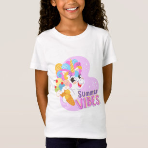 Cute unicorn with ice cream T-Shirt