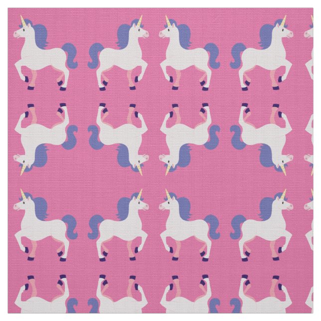 Cute Unicorns Fabric (Swatch)